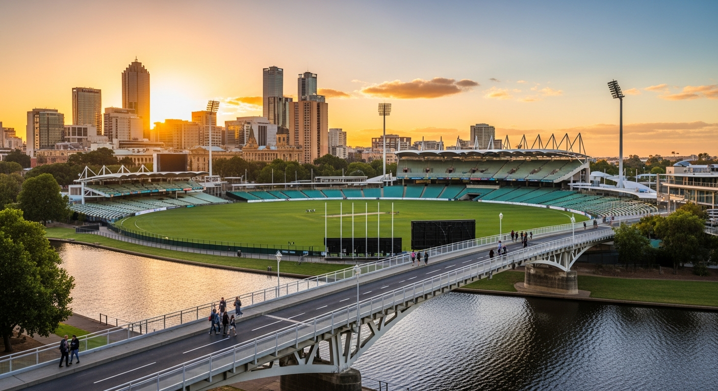 Adelaide Oval, one of the world's most beautiful sporting venues