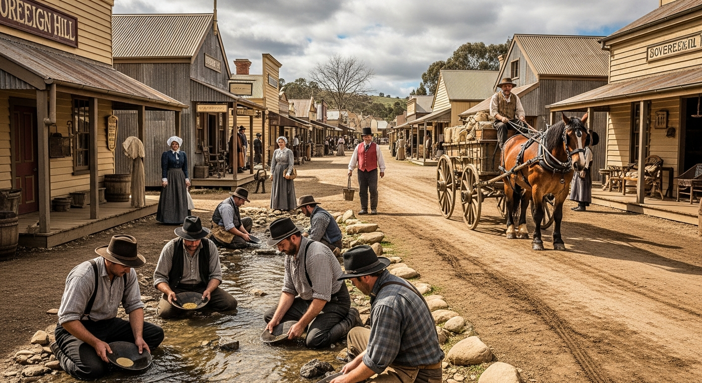 The living museum of Sovereign Hill