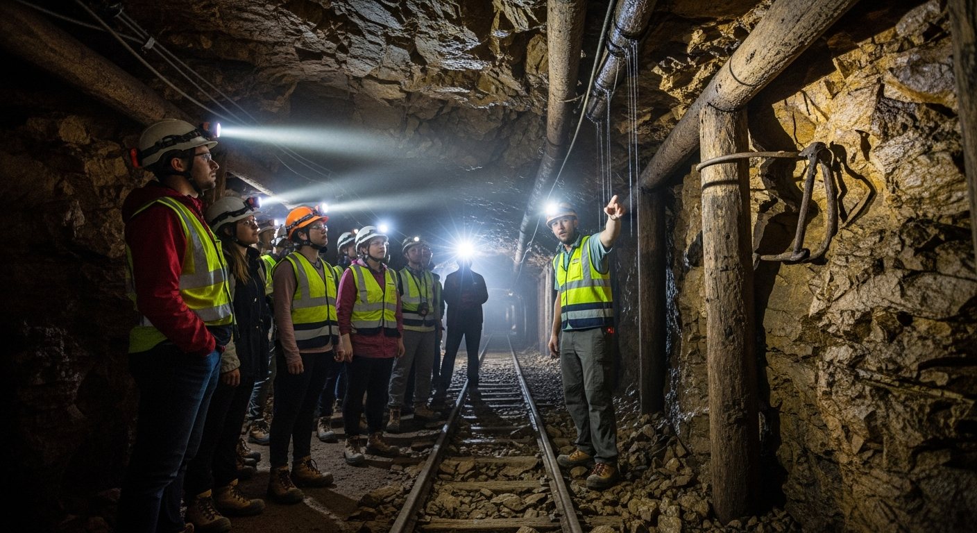 Exploring the Central Deborah Gold Mine underground