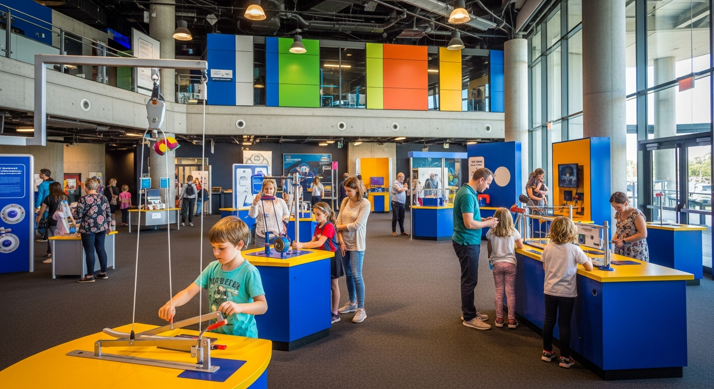 The interactive exhibits at Questacon bringing science to life for all ages