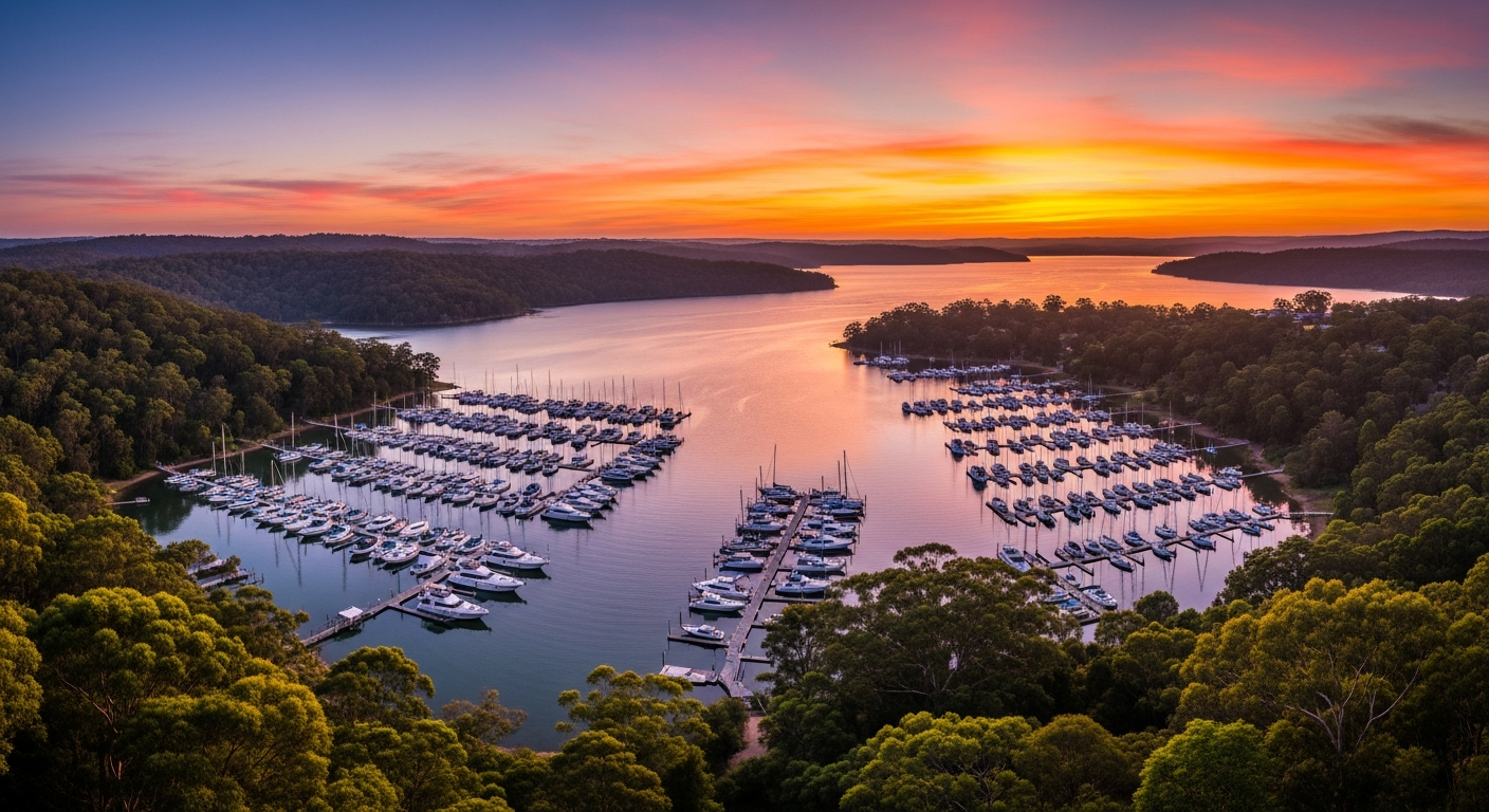 The vast Gippsland Lakes waterway system