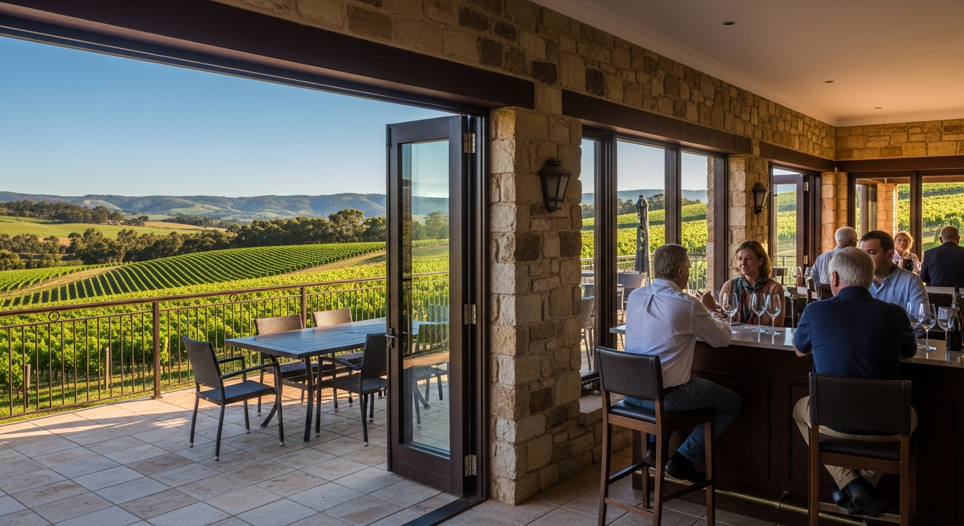 A cool-climate winery nestled in the Adelaide Hills