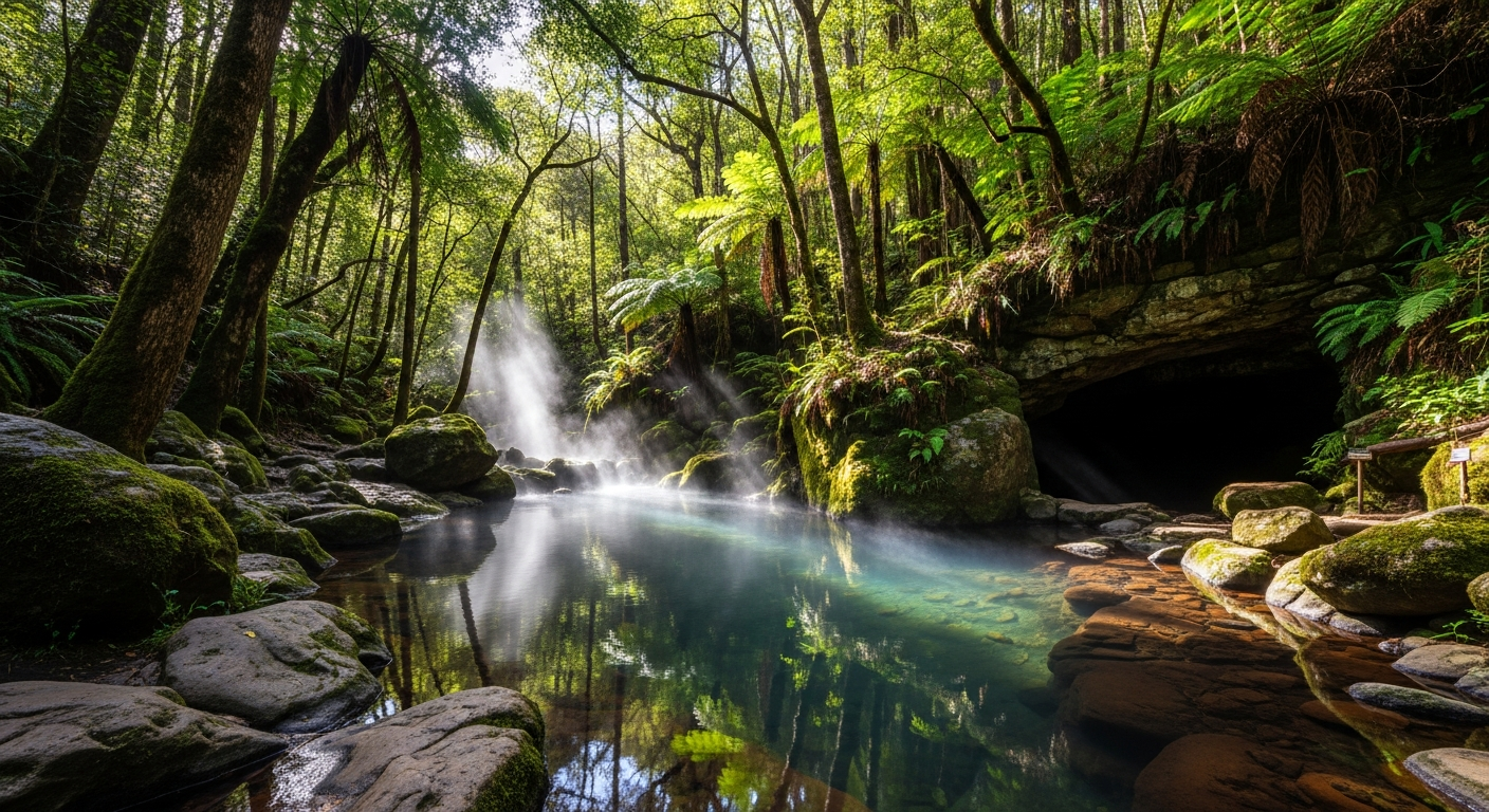 Hastings Caves and its surrounding old-growth forest
