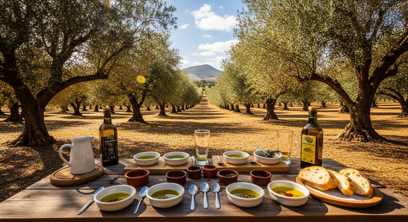 Olive groves and artisan food producers in the McLaren Vale region