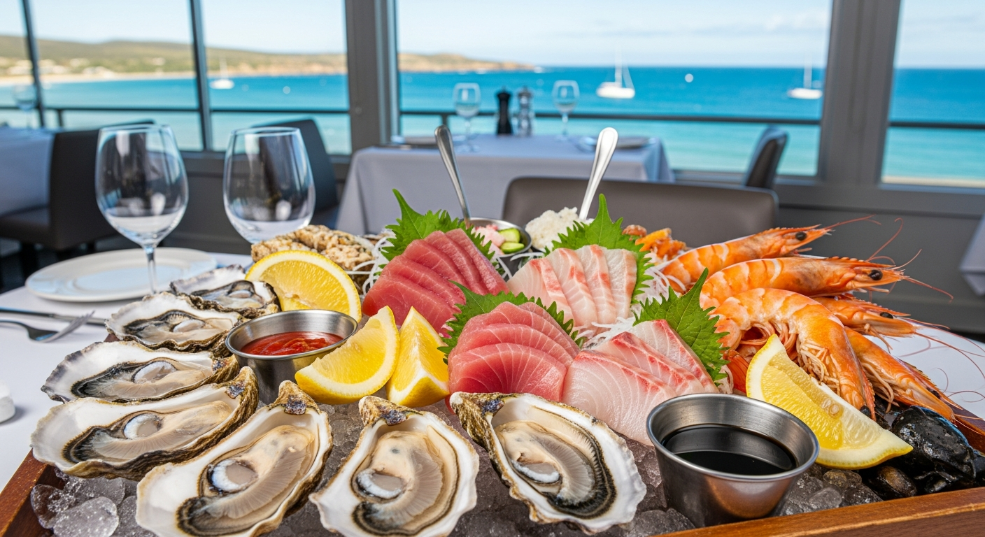Fresh seafood platters showcasing Port Lincoln's incredible marine bounty