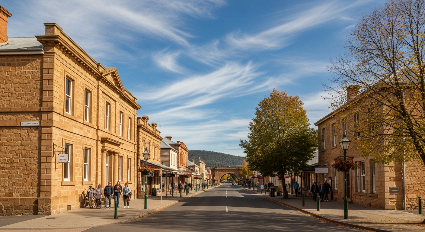 The charming Richmond village with its heritage Georgian streetscape