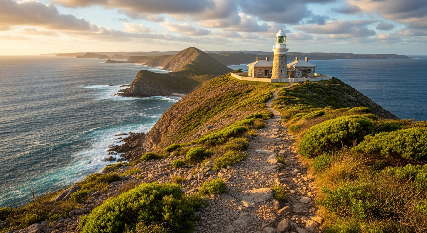 The remote Wilsons Promontory Lighthouse