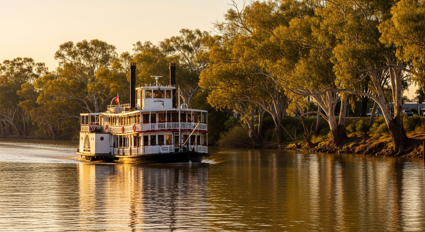 Echuca-Moama: Paddlesteamers & Murray River Life